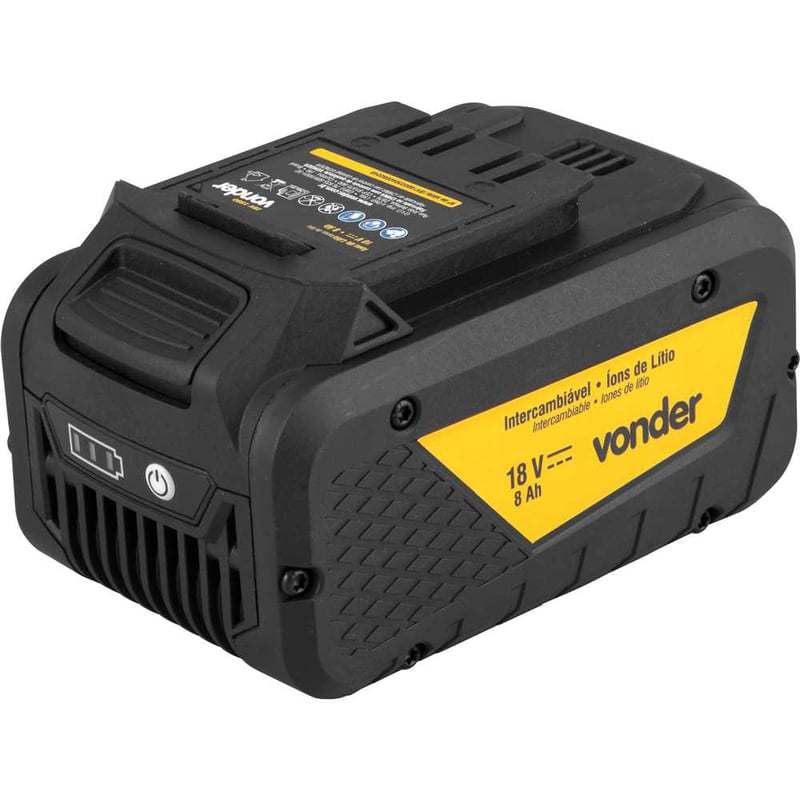 Bateria 18 V, íons de lítio, linha intercambiável, 8 Ah
