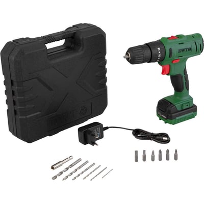 Parafusadeira/furadeira de impacto a bateria, 12 V, fonte bivolt automática