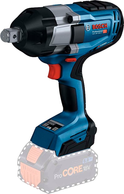 Chave de impacto, 3/4" (quadrado), 1.050 N.m, motor Brushless, sem bateria e sem carregador