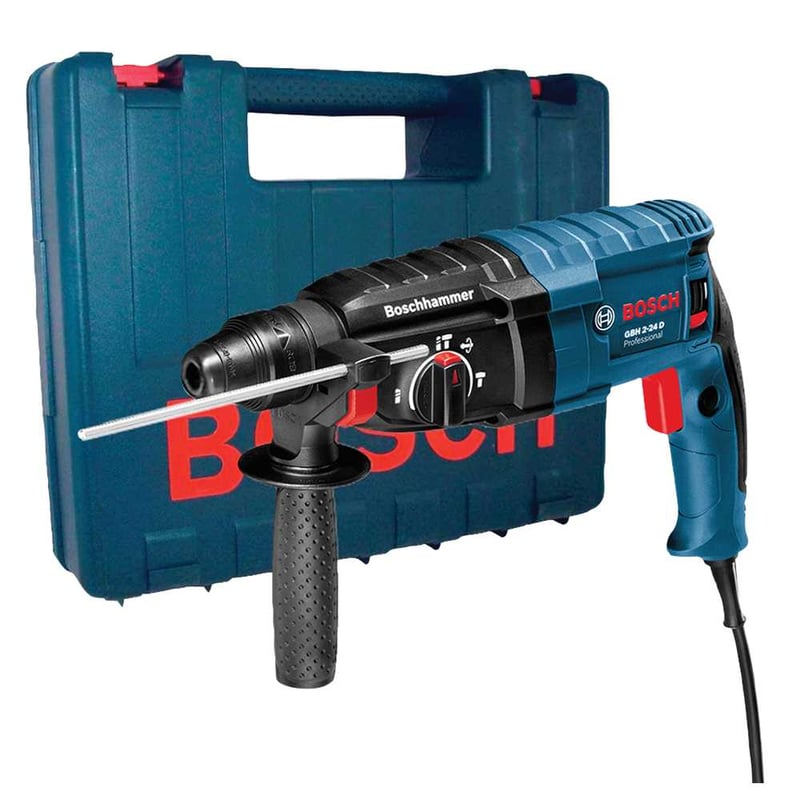 Martelete perfurador/rompedor SDS PLUS, 820 W, 127 V~, GBH 2-24D, com maleta, 06112A02D0