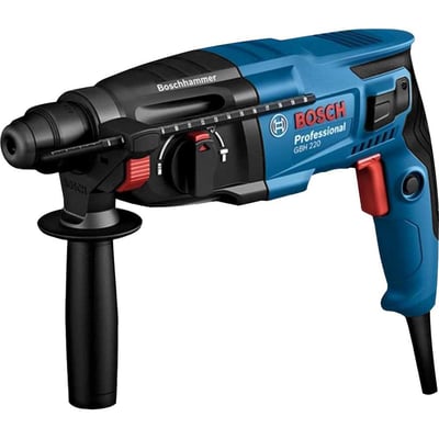 Martelo perfurador/rompedor SDS PLUS, 720 W, GBH 220, 220 V~, com maleta, 06112A60E0