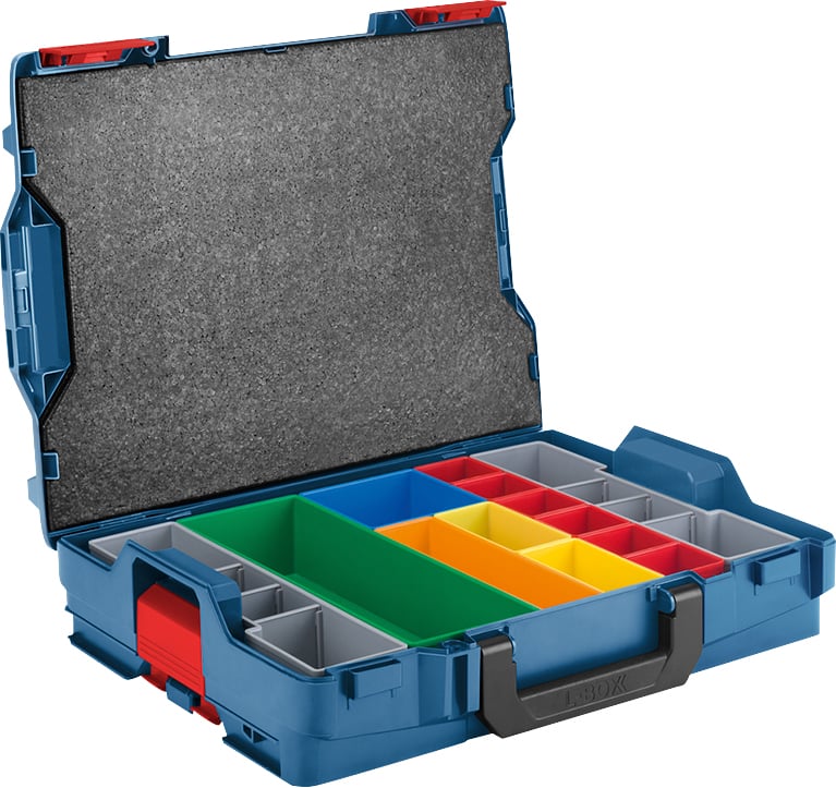 Maleta plástica para transporte, L-BOXX 102, com SET para 12 peças, profissional