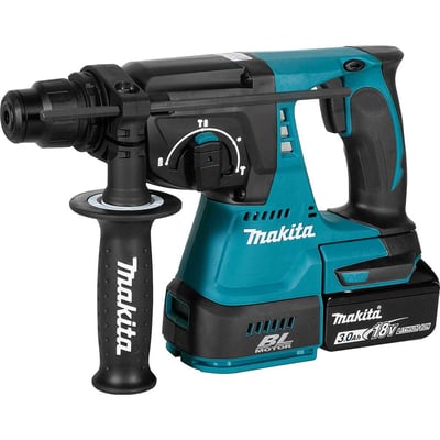 Martelete perfurador e rompedor, bateria 18 V, carregador bivolt automático 127 V~/220V~