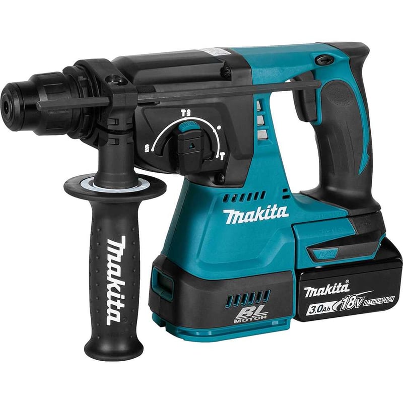 Martelete perfurador e rompedor, bateria 18 V, carregador bivolt automático 127 V~/220V~