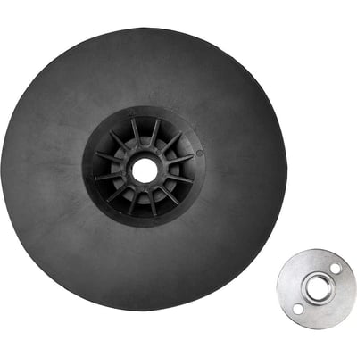 Suporte para disco de lixa 7", semiflexível, porca de aperto com rosca M14, DABP7SFM14