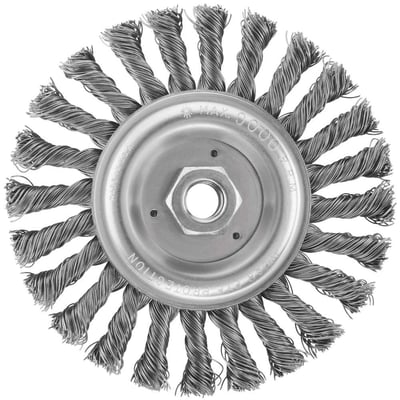 Escova circular de aço trançado, 100 mm, M14, 20.000 rpm, DW4930M