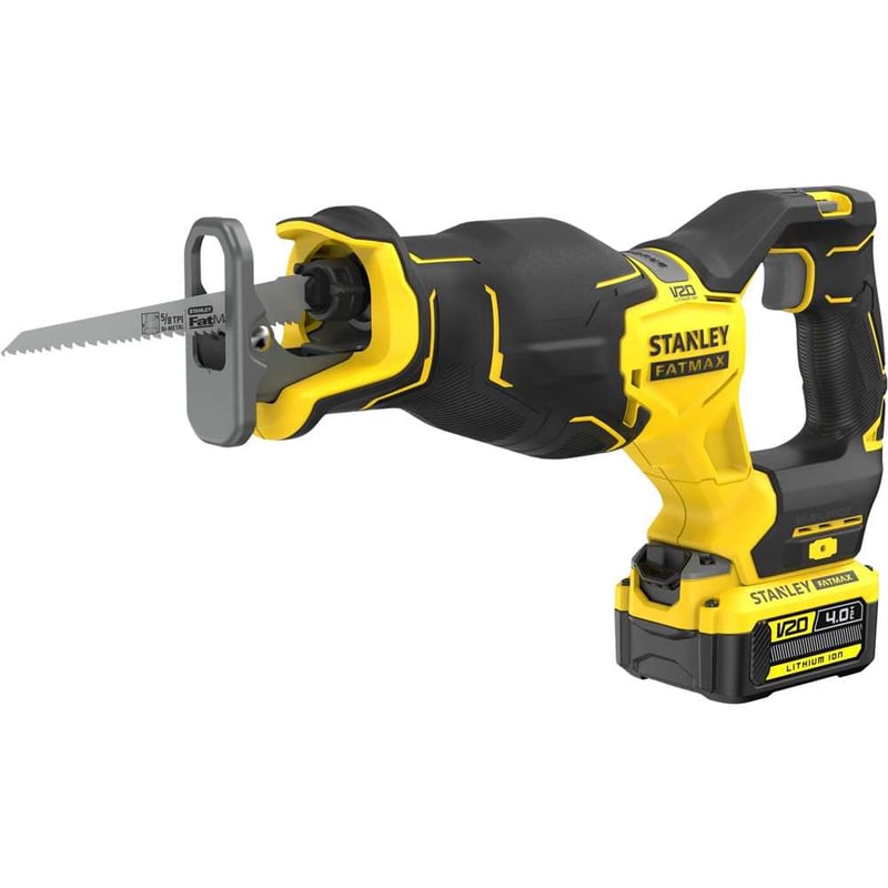 Serra sabre a bateria, 20 V MAX, com bateria, carregador e maleta