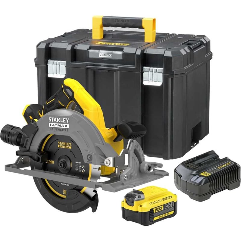 Serra circular a bateria, 7.1/4", 20 V MAX, com bateria, carregador e maleta