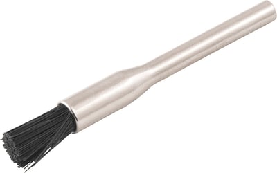 Escova tipo pincel com haste, 4 mm, em nylon