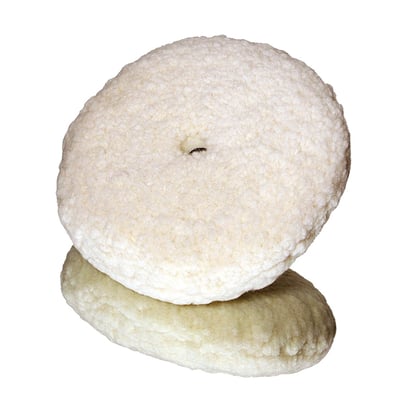 Boina de lã supermacia para polimento, 9", dupla face