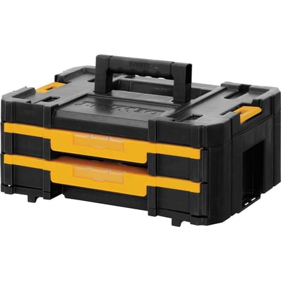 Organizador plástico nº 4 com duas gavetas rasas, TSTAK, DWST17804