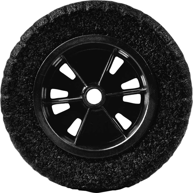 Roda completa com pneu maciço, linha extraforte, 117