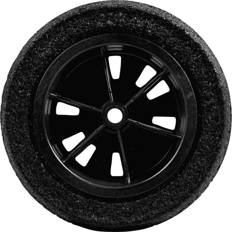 Roda completa com pneu maciço, linha forte, 140