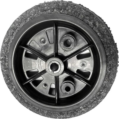 Roda completa com pneu maciço, 2,50" x 8", 100 kgf, linha Garden, 3955