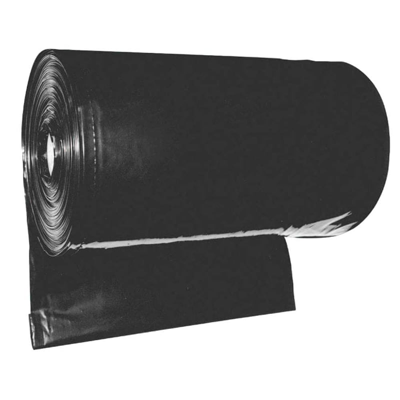 Lona plástica preta, 6 m x 100 m, 30 kg