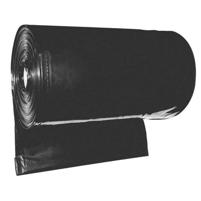 Lona plástica preta, 8 m x 100 m, 40 kg