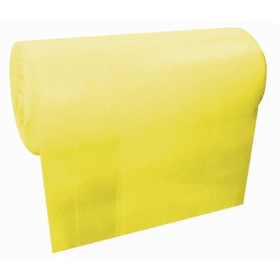 Lona plástica amarela, 4 m x 50 m, 18 kg