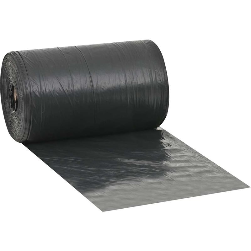 Lona plástica preta, 6 m x 50 m, 30 kg