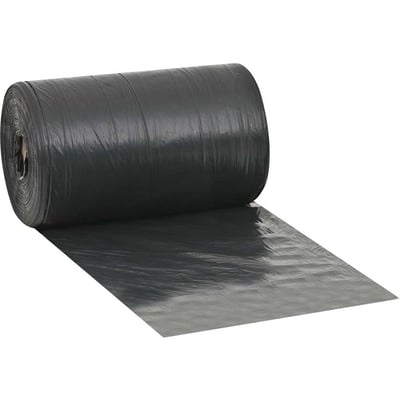 Lona plástica preta, 6 m x 100 m, 54 kg