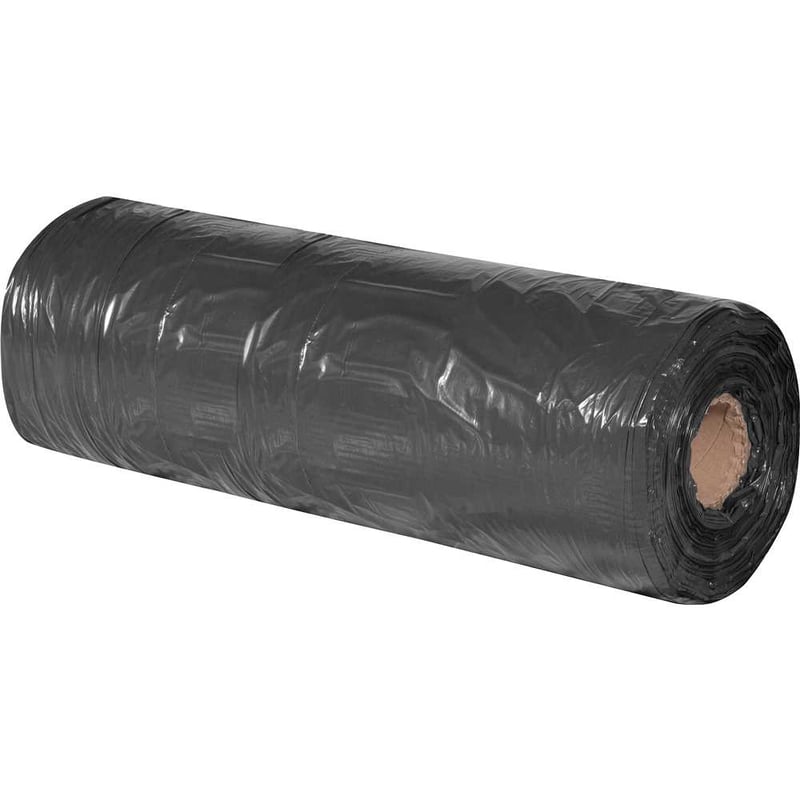 Lona plástica preta, 6 m x 100 m, 30 kg
