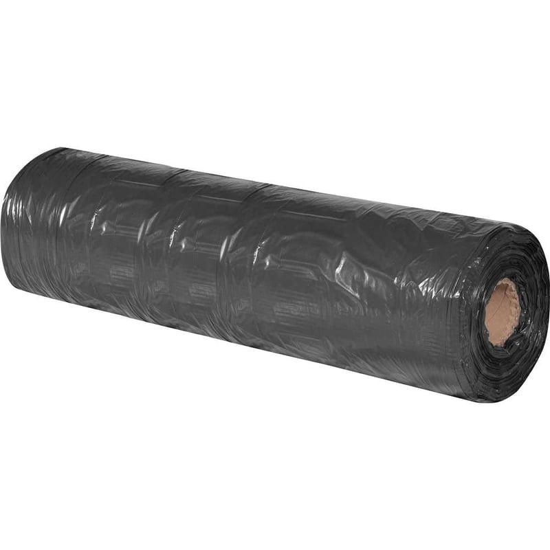 Lona plástica preta, 8 m x 100 m, 80 kg