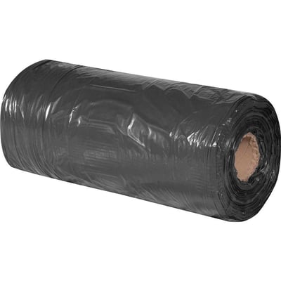 Lona plástica preta, 4 m x 100 m, 15 kg