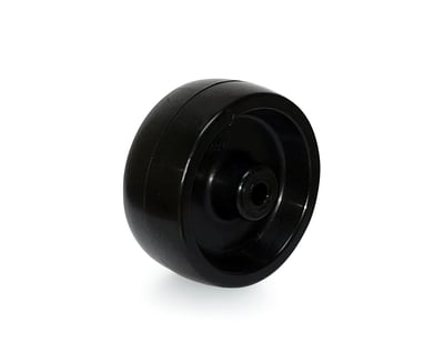 Roda 3", de polipropileno, preta, R 312 P, RODCAR