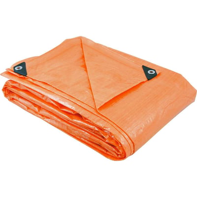 Lona de polietileno laranja 9 m x 4 m