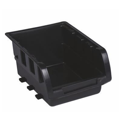 Gaveteiro plástico, nº 7, preto, 21,0 cm x 32,5 cm x 17,0 cm, 7P