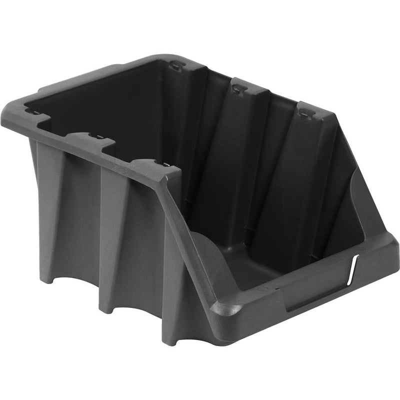 Gaveteiro plástico, nº 7, 18,0 cm x 22,0 cm x 34,0 cm,modelo prático, preto