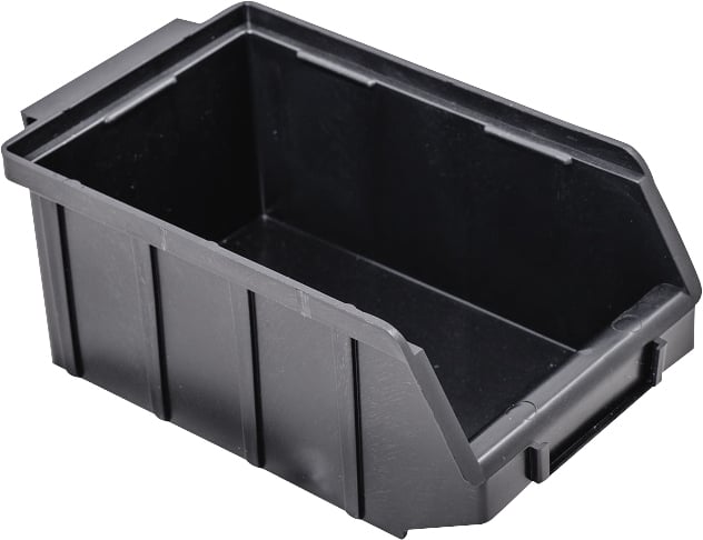 Gaveteiro plástico, nº 3, preto, 7,5 cm x 10,5 cm x 18,0 cm, NACIONAL