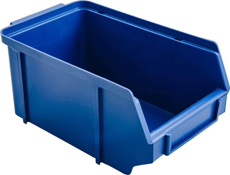 Gaveteiro plástico, nº 4, azul, 9,2 cm x 11,3 cm x 20,0 cm, NACIONAL