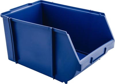 Gaveteiro plástico, nº 7, azul, 16,5 cm x 21,0 cm x 33,0 cm, NACIONAL