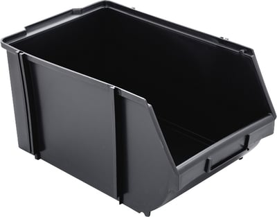 Gaveteiro plástico, nº 7, preto, 17,0 cm x 21,5 cm x 34,0 cm, NACIONAL