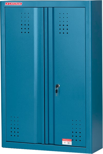 Armário para ferramentas com 2 portas e 3 prateleiras fixas, para fixação na parede, NA-3