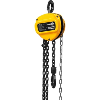 Talha manual, 0,5 tonelada (0,5 tf), elevação 5 m