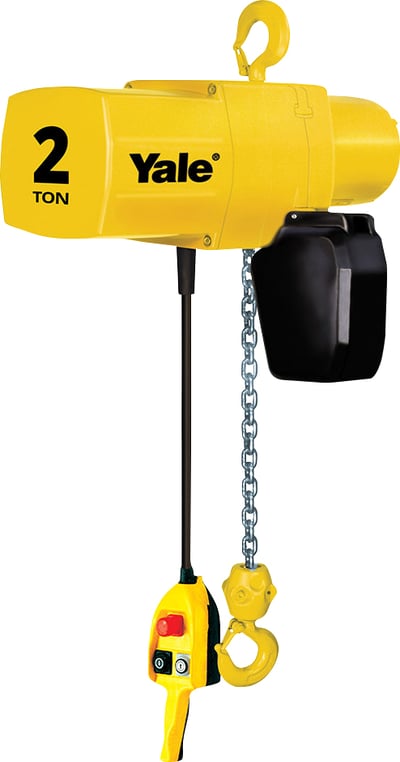 Talha elétrica de corrente YJL, 2,0 toneladas, 6 metros, 220 V~, com armazenador, B85004232-220