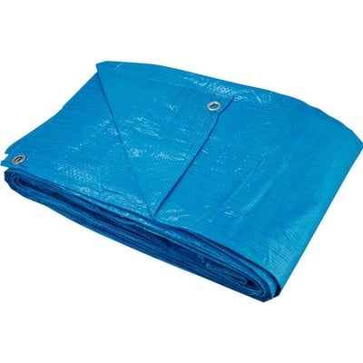Lona de polietileno azul 10 m x 4 m, 100 micra, VONDER LEVE