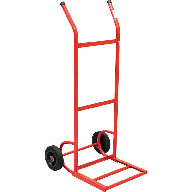 Carrinho para transporte de carga, até 120,0 kg, com roda de borracha maciça