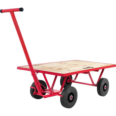 Carrinho plataforma de compensado, 250 kgf, desmontado