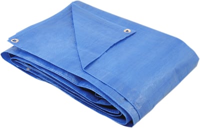 Lona de polietileno azul 5 m x 3 m