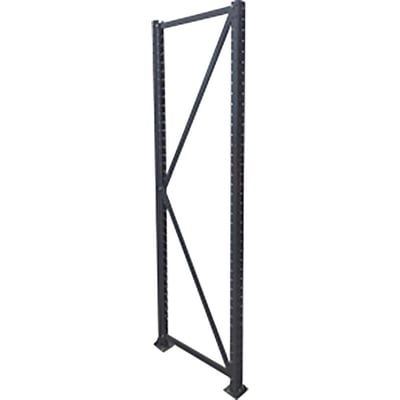 Coluna Lateral para mini porta-palete, 9 cm x 200 cm x 60 cm, em chapa de aço, cinza, 40365