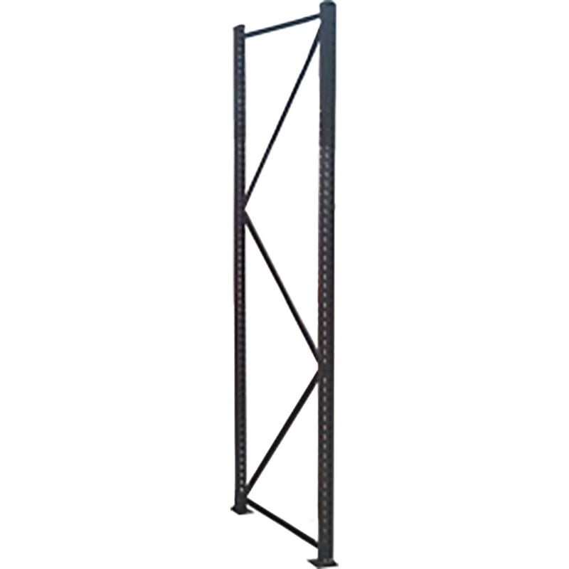 Coluna Lateral para mini porta-palete, 9 cm x 300 cm x 80 cm, em chapa de aço, cinza, 40368