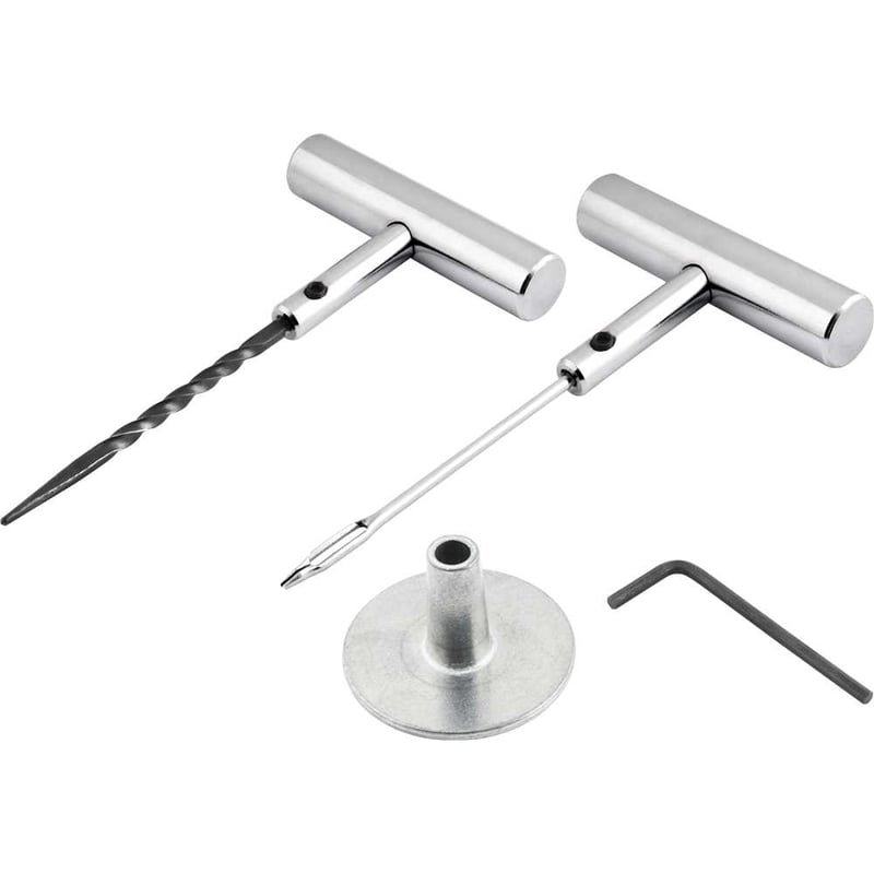 Aplicador/preparador para reparos de pneus, jogo com 6 peças