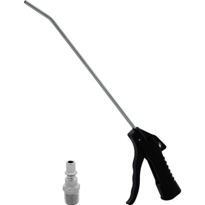 Bico de ar para limpeza, longo, 300 mm, com gatilho, rosca 1/4" NPT (fêmea), 2093