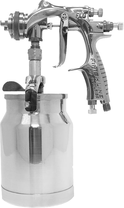 Pistola para pintura de sucção, 1,8 mm, com caneca de alumínio 1 L, FLG-515 S18
