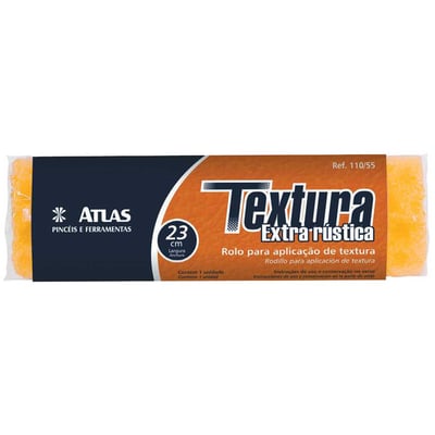 Rolo para textura, 23 cm, extra rústica, 110/55