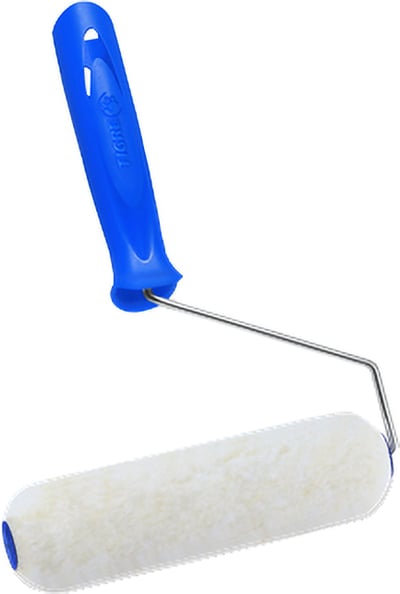 Rolo de lã de carneiro para pintura, 15 cm, com suporte, 1383-150