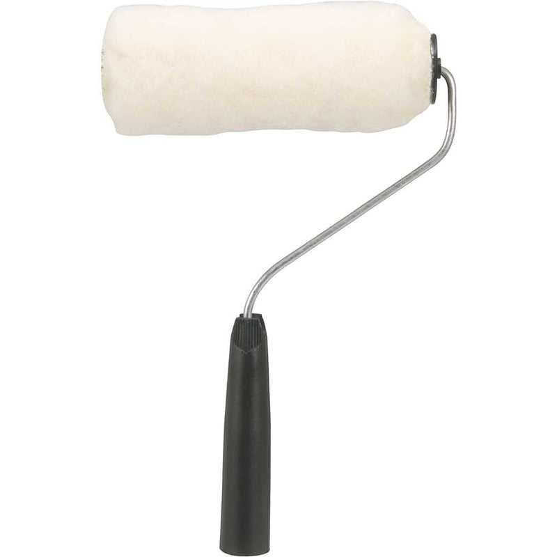 Rolo de lã para pintura, 18 cm, com suporte