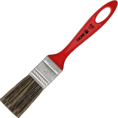 Pincel trincha simples 1", cerda gris